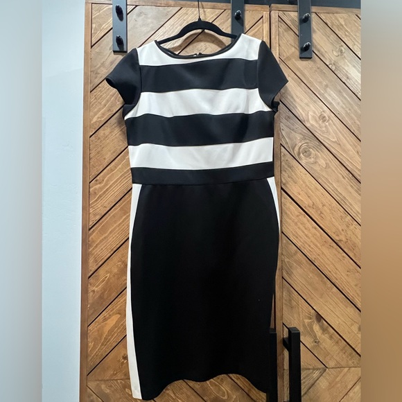 Sandra Darren Black and white Stripe - Picture 1 of 5